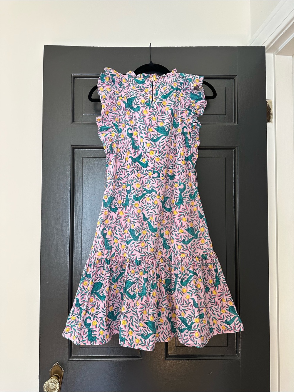 Banjanan Floral Print Mini Dress, Pink yellow & blue, Size XS 100% Cotton - Picture 8 of 13